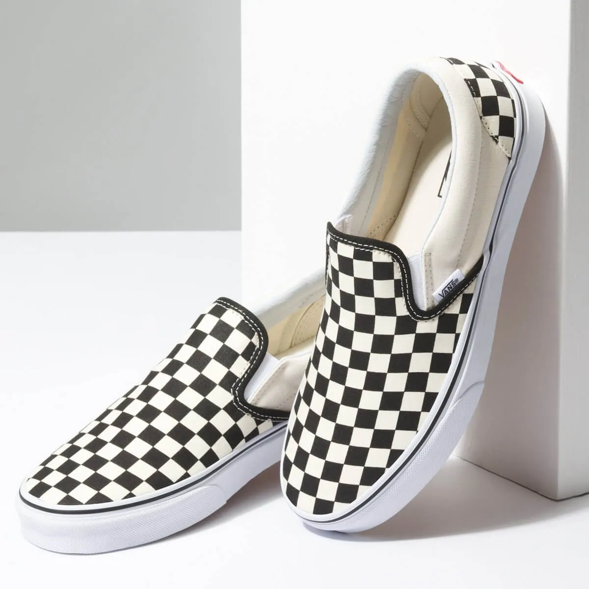 Zapatillas Vans Classic Slip-on - Black White Cheker