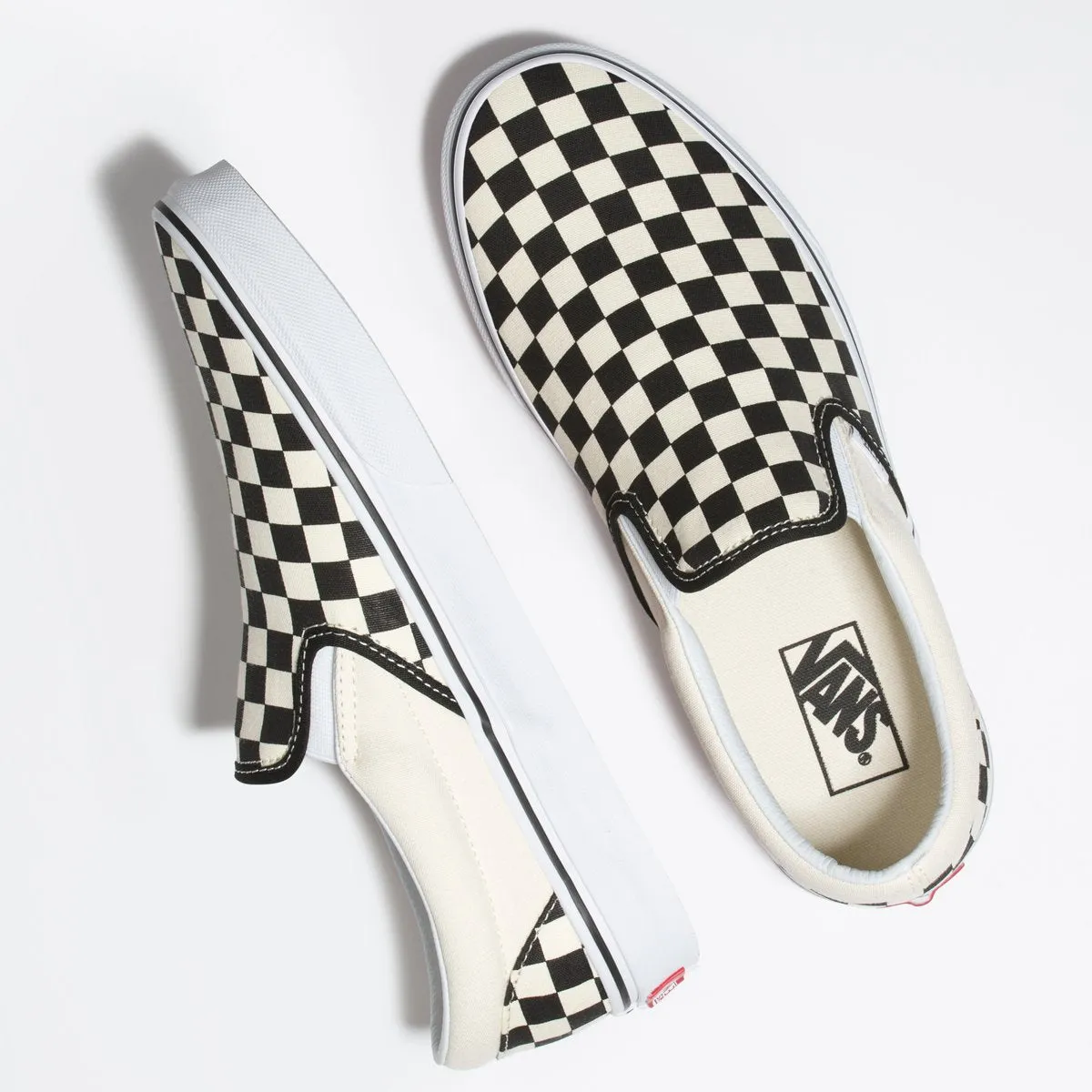 Zapatillas Vans Classic Slip-on - Black White Cheker