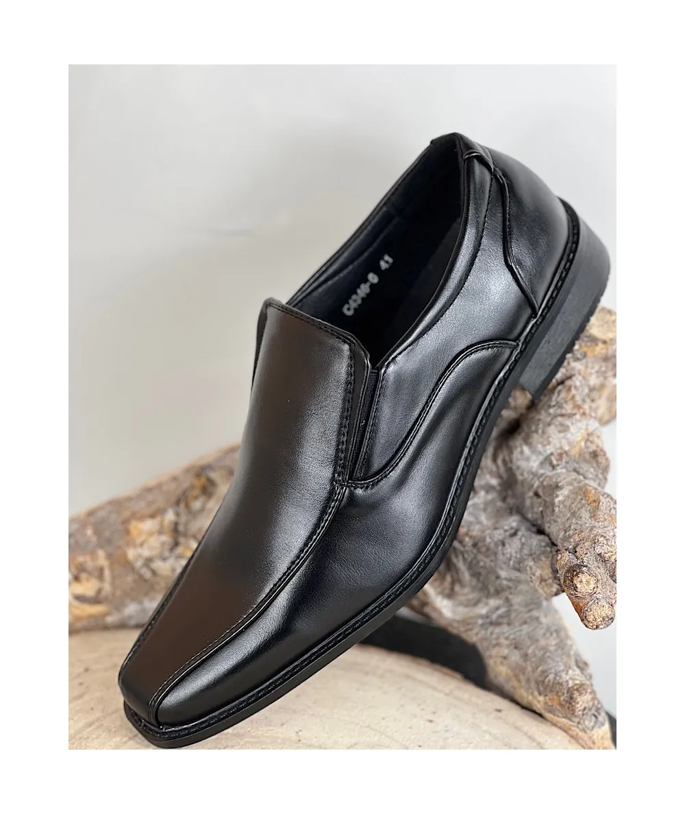 ZAPATO CUADRADO NEGRO TRAJE