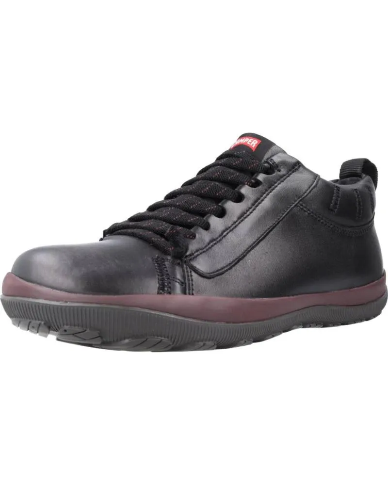 Zapatos de Hombre CAMPER BOTIN CASUAL DE PIEL CON FORRO DE GORETEX NEGRO