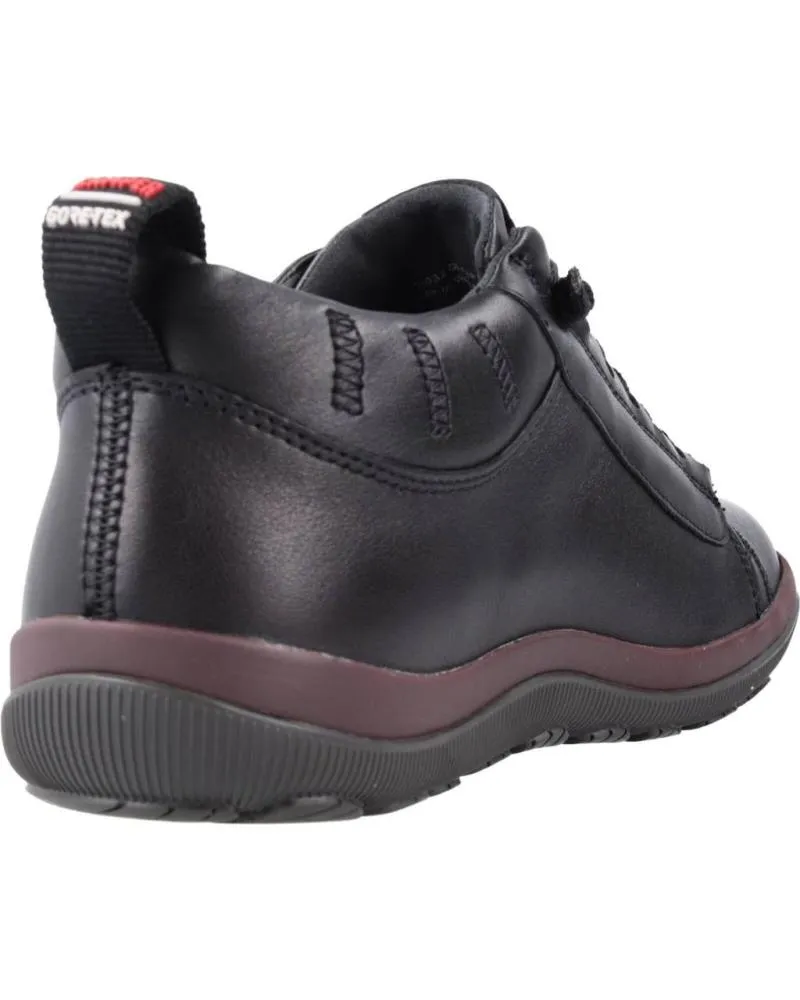 Zapatos de Hombre CAMPER BOTIN CASUAL DE PIEL CON FORRO DE GORETEX NEGRO