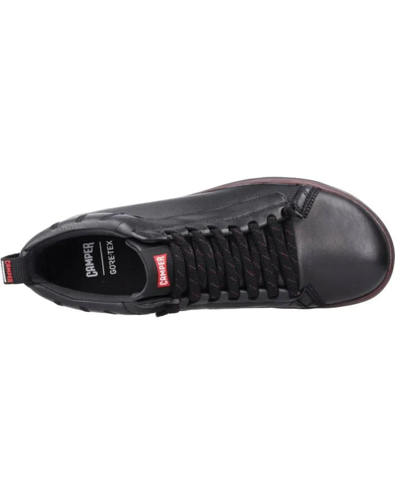 Zapatos de Hombre CAMPER BOTIN CASUAL DE PIEL CON FORRO DE GORETEX NEGRO