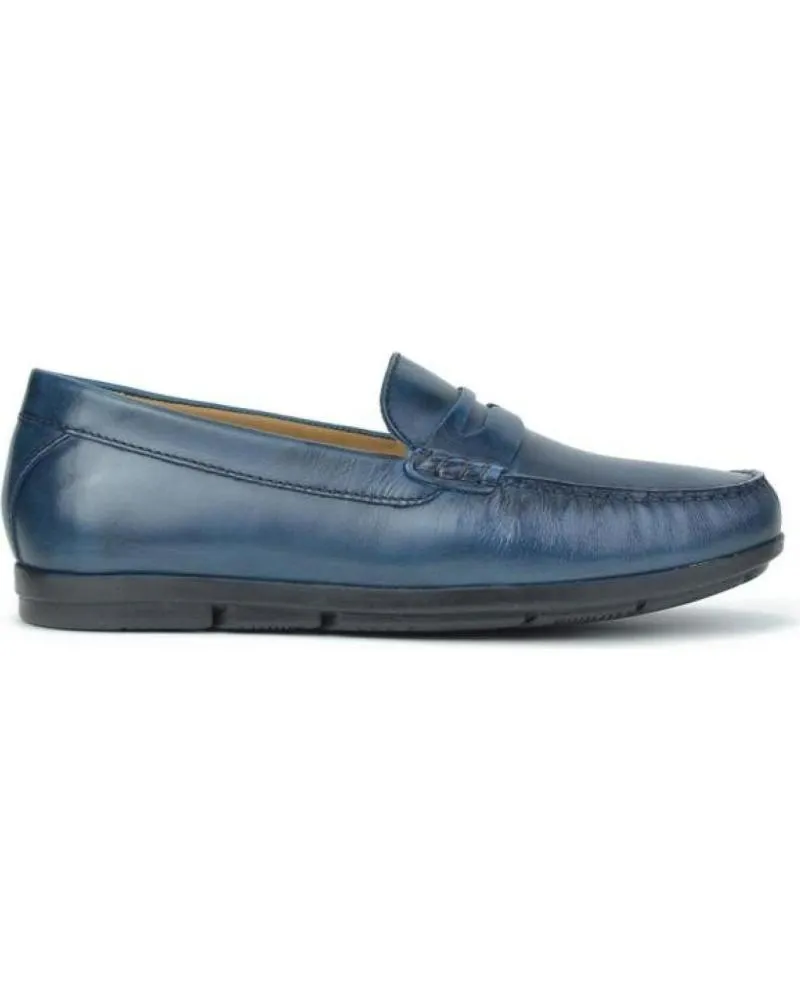 Zapatos de Hombre  MOCASIN CABALLERO PIEL MARINOMARINO