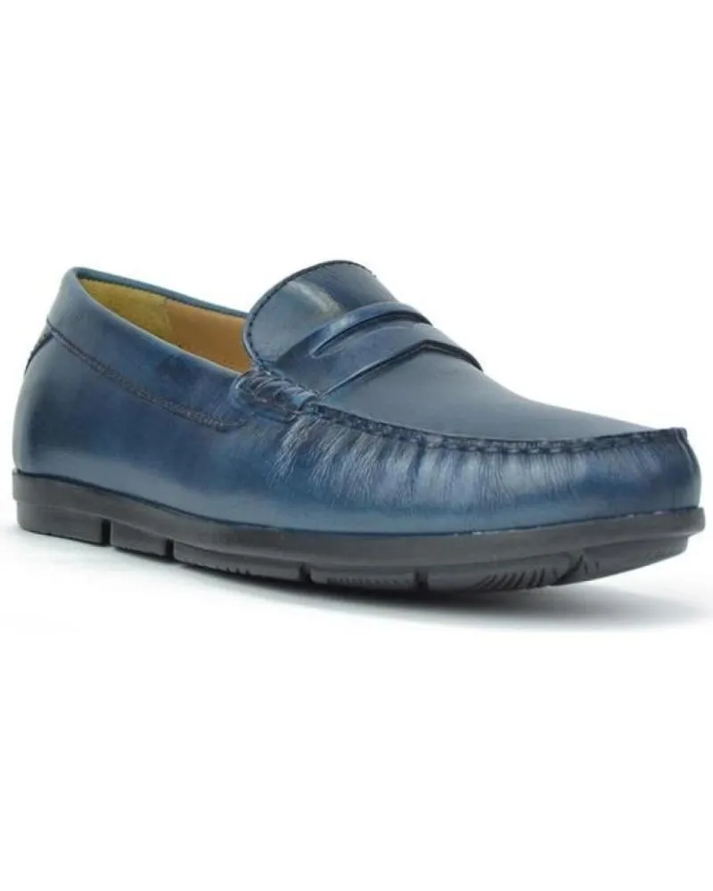 Zapatos de Hombre  MOCASIN CABALLERO PIEL MARINOMARINO