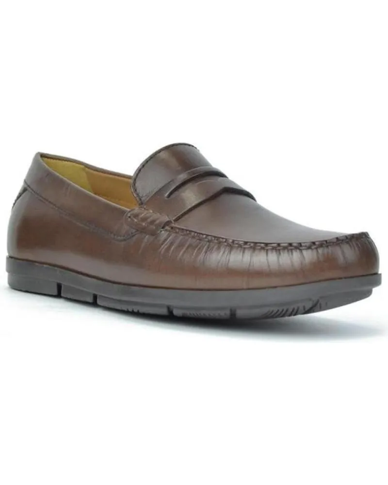 Zapatos de Hombre  MOCASIN CABALLERO PIEL MARRONMARRON