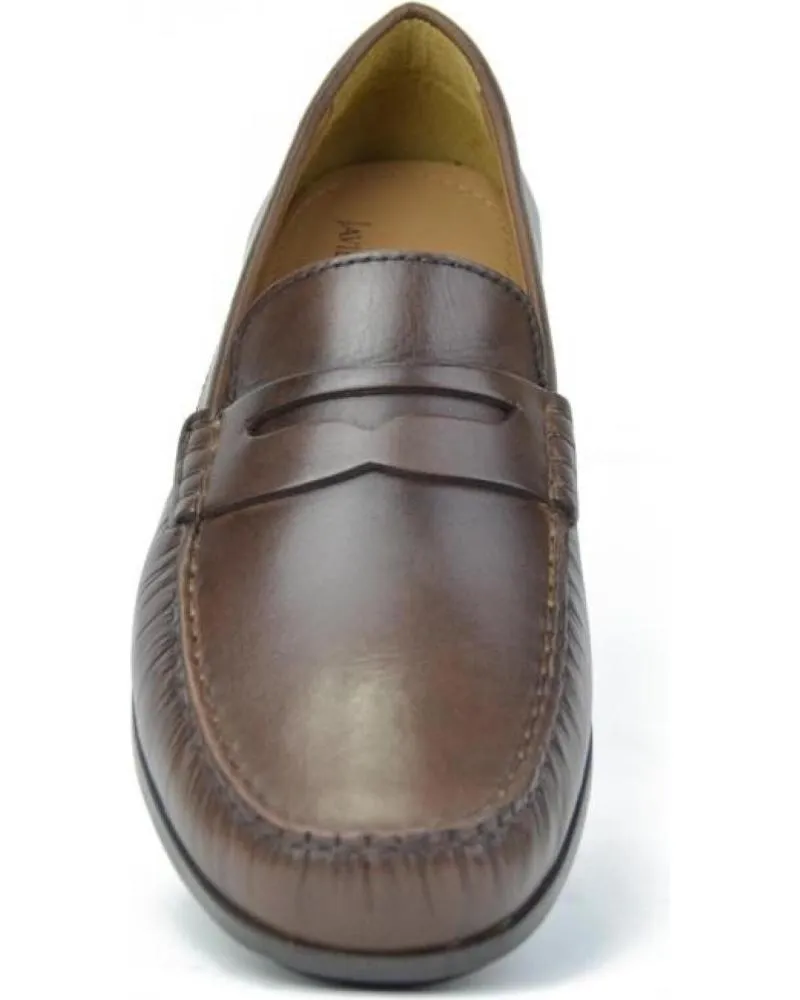 Zapatos de Hombre  MOCASIN CABALLERO PIEL MARRONMARRON