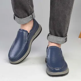 Zapatos planos de piel genuino para hombre